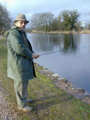pike fly-fishing at lime kilns